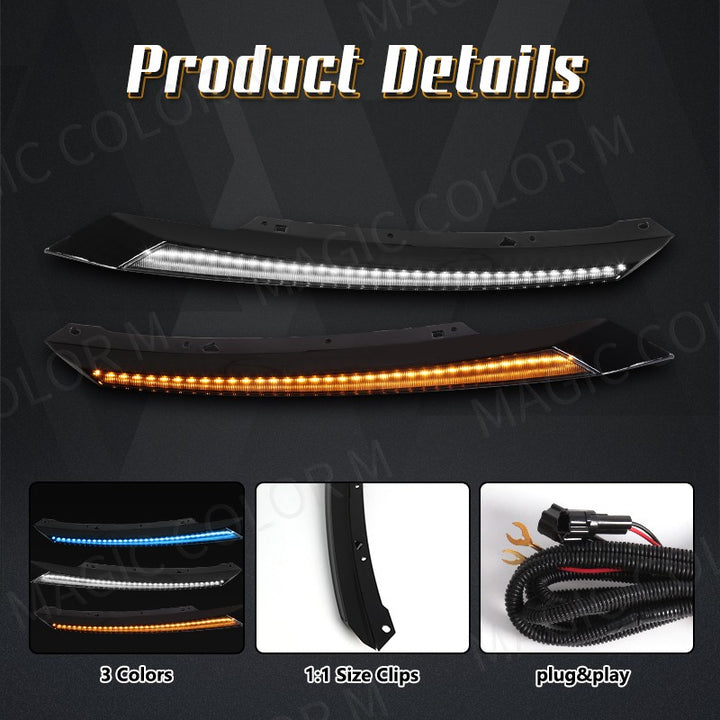 Luz Diurna DRL em LED Com Seta Sequencial Civic G10