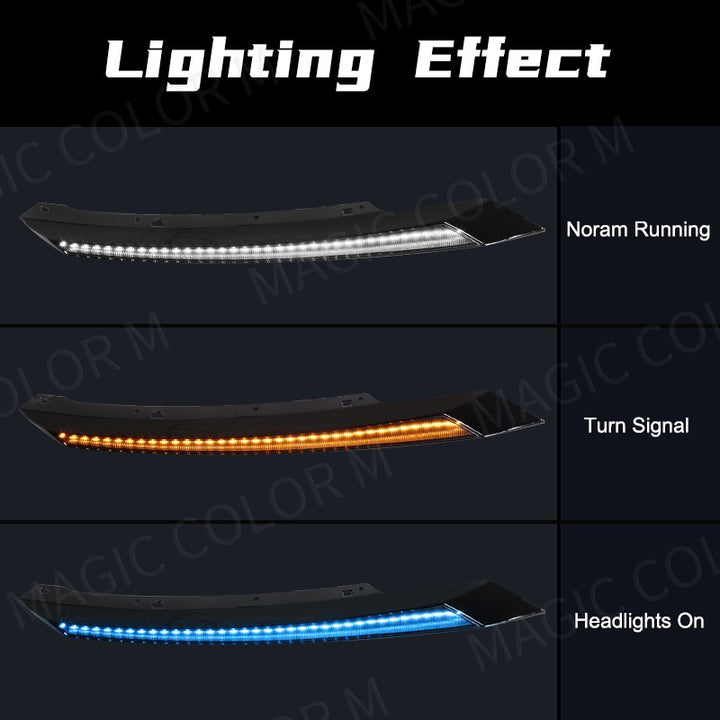 Luz Diurna DRL em LED Com Seta Sequencial Civic G10