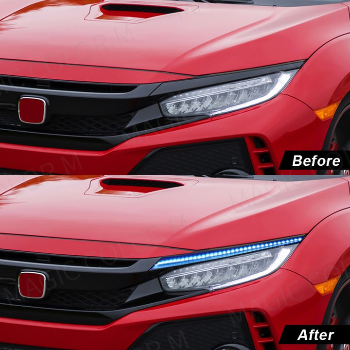 Luz Diurna DRL em LED Com Seta Sequencial Civic G10