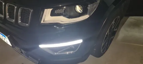 Luz Diurna DRL em LED com seta sequencial Jeep Compass 2017 À 2021 - Modelo 1