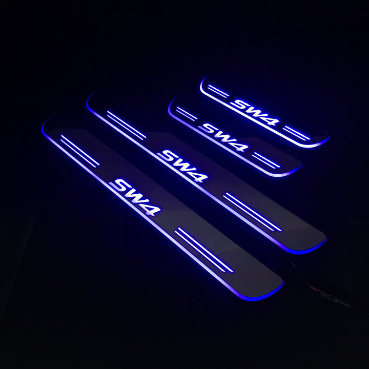 Soleira de LED com efeito dinâmico Hilux SW4