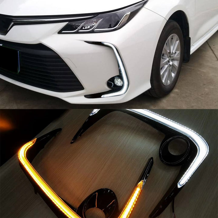 Luz Diurna DRL com Seta Toyota Corolla 2019 à 2021