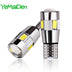 Par de LED T10 com lente - 6 LEDs