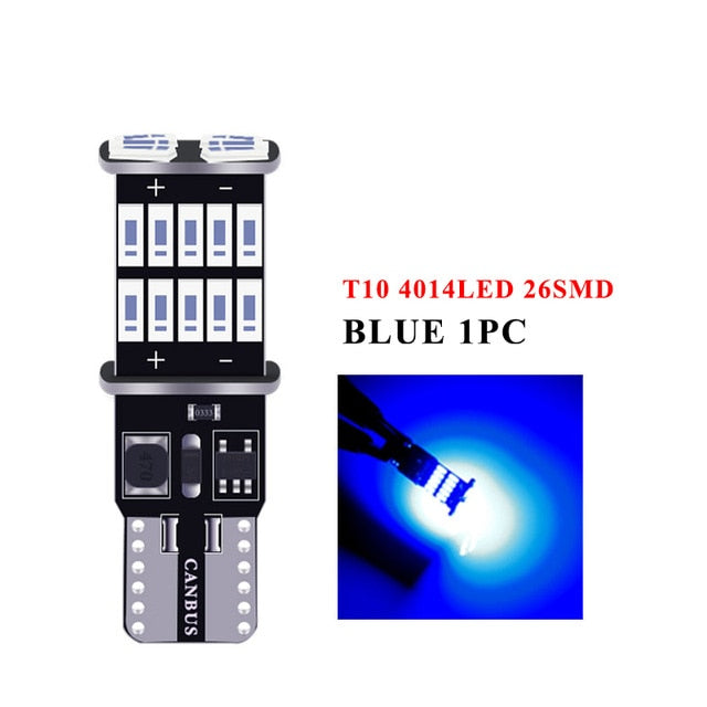 T10 W5W canbus com 26 LED's