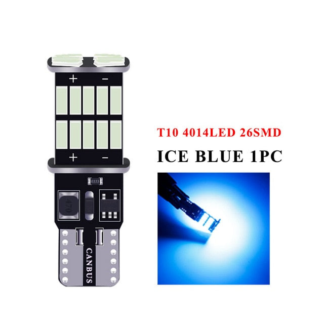 T10 W5W canbus com 26 LED's