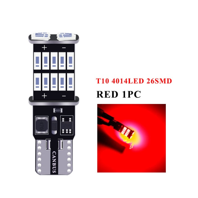 T10 W5W canbus com 26 LED's
