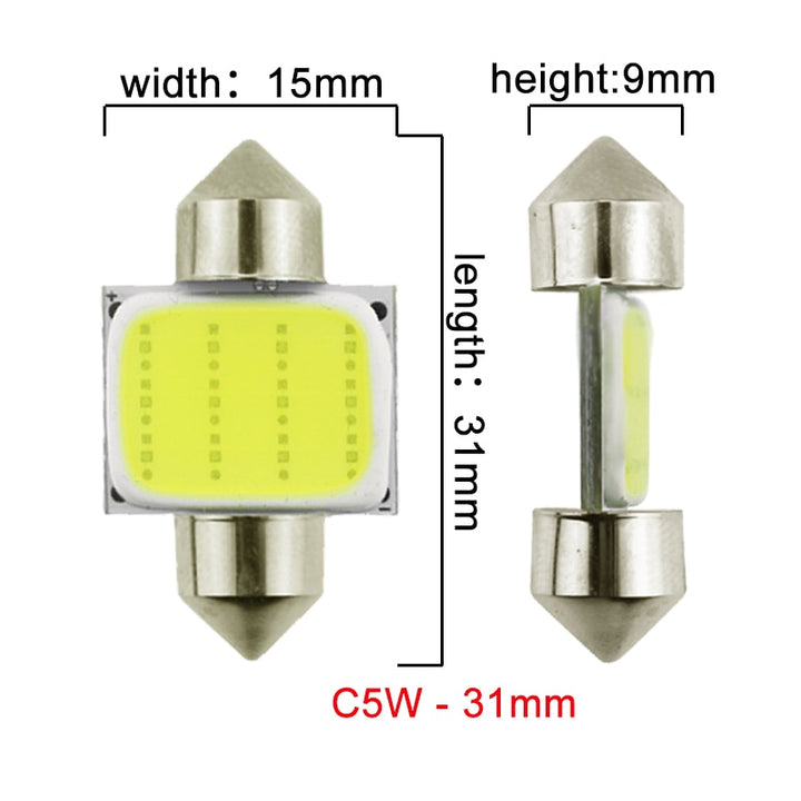 Torpedo em LED 1 COB com 12 chips
