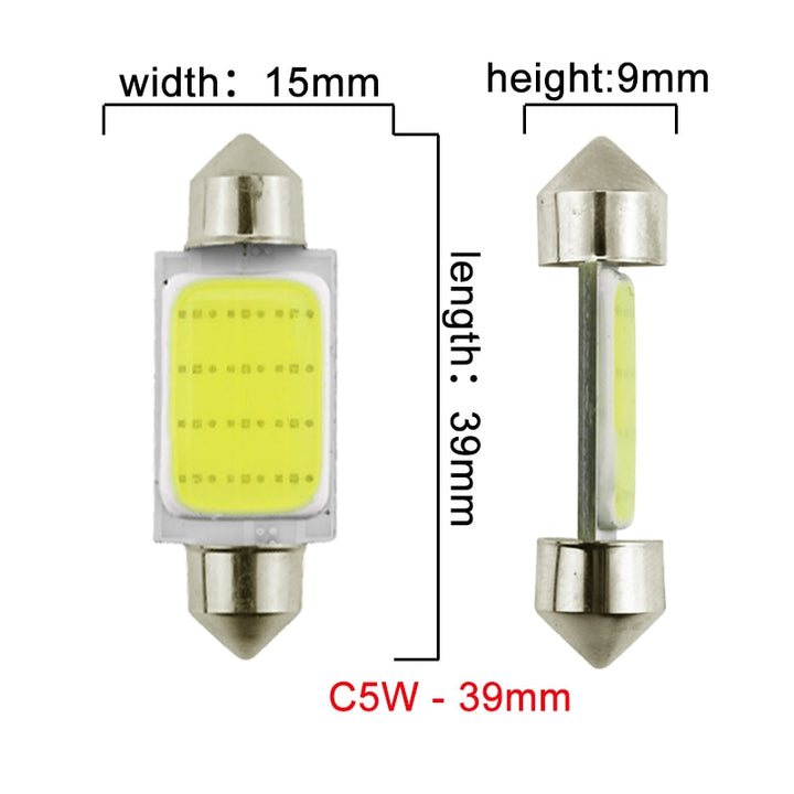 Torpedo em LED 1 COB com 12 chips